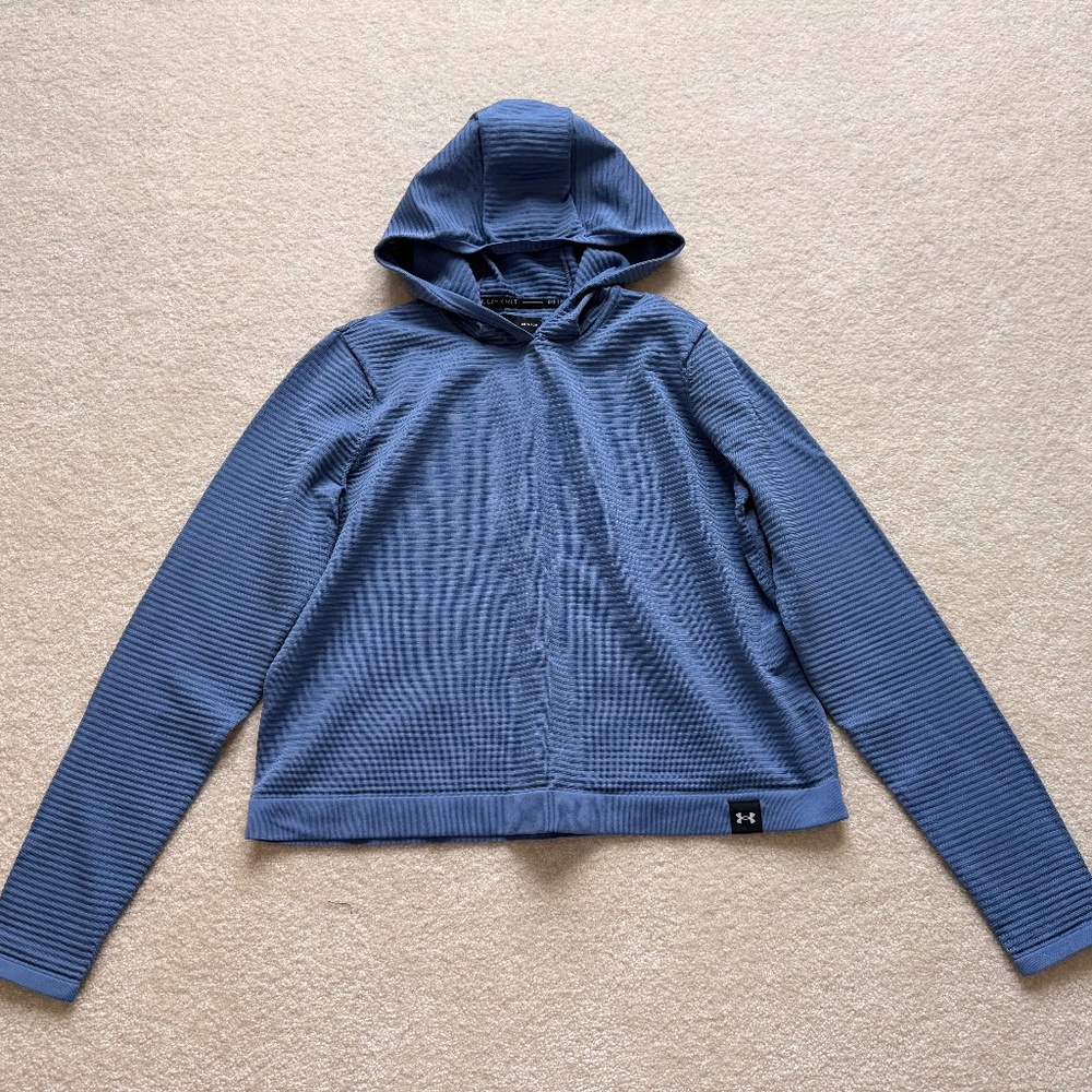 Under Armor Intelliknit Cropped Hoodie